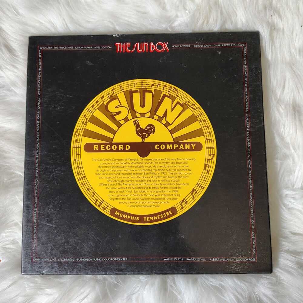 Sun Records Company - THE SUNBOX Boxed Set + Booklet - Vintage Vinyl